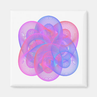 It is a beautiful geometric figure. magnet