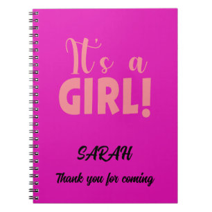 It is a girl Sarah Notebook
