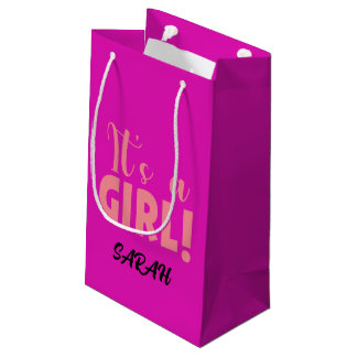 It is a girl Sarah Small Gift Bag