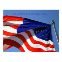 It is an honor ... Veterans Day Postcard