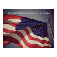 It is an honor ... Veterans Day Postcard