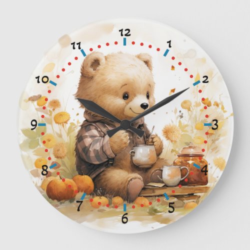 It is Bear oclock Large Clock