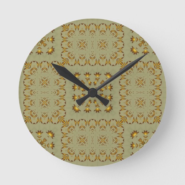 It is Christmas Again Round Clock (Front)