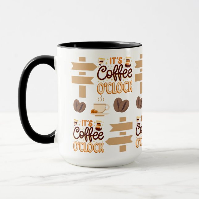 it is coffee clock  mug (Left)