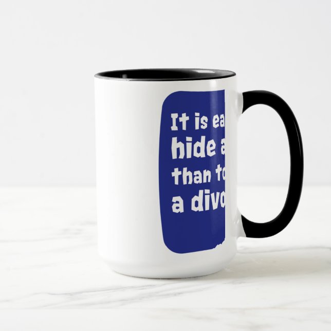It is easier to hide a body mug (Right)