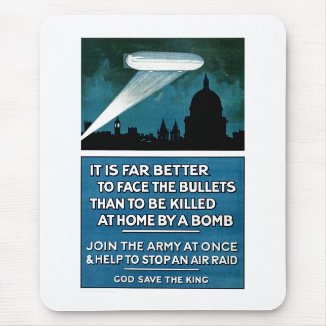 It Is Far Better to Face The Bullets... Mouse Pad (Front)