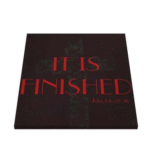 It Is Finished Bible Verse John 19 28 30 Canvas Zazzle It is finished bible verse john 19 28 30 canvas zazzle
