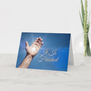 It Is Finished Greeting Card
