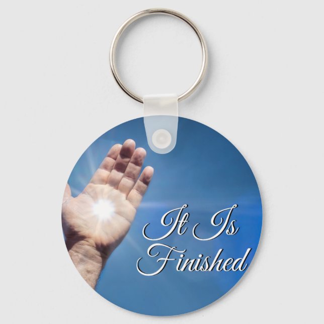 It Is Finished Keychain (Front)