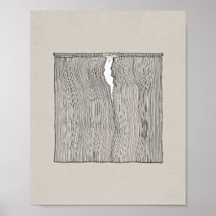 It Is Finished - Matthew 27:51 Bible Wall Art