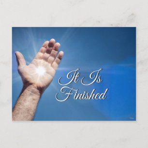 It Is Finished Postcard