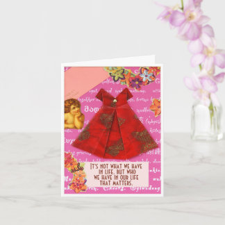 It is friends that matter ... card