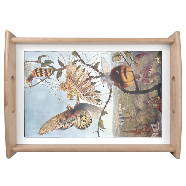 “It is indeed gone,” murmured King Honey Serving Tray (Front)