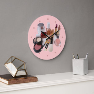 It Is Makeup Time Somewhere Large Clock