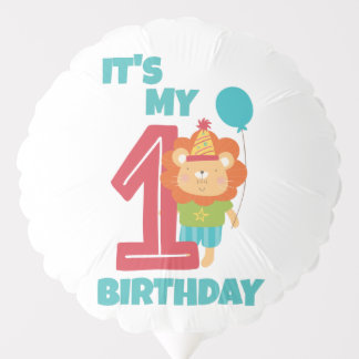 It is My First Birthday Balloon