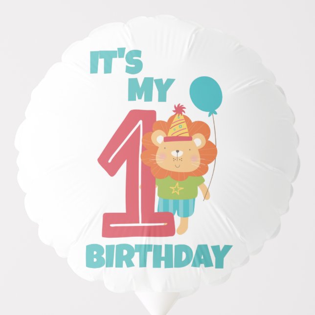 It is My First Birthday Balloon (Front)