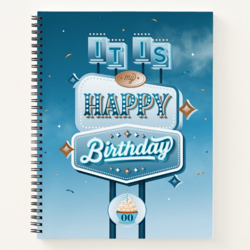 It is My Happy Birthday  Bullet Notebook