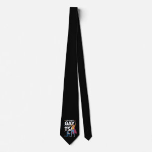 It Is Not Gay If It Is TSA Funny Security Airline Neck Tie