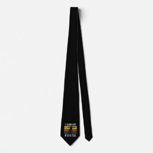 It Is Not Gay If It Is TSA Security LGBTQ Pride Neck Tie