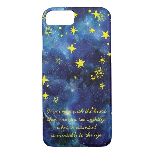 It is only with the heart that one can see rightly iPhone 87 case