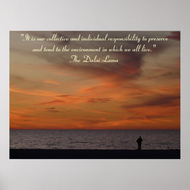 "It is our collective and individual..." - Poster (Front)