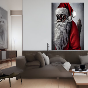 It is Santa Claus AI Art Poster