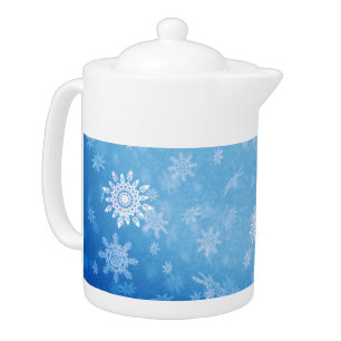 It Is Snowing Teapot