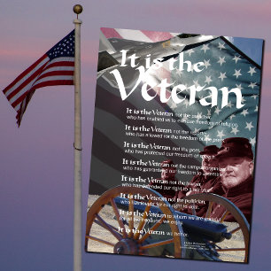 IT IS THE VETERAN POSTER
