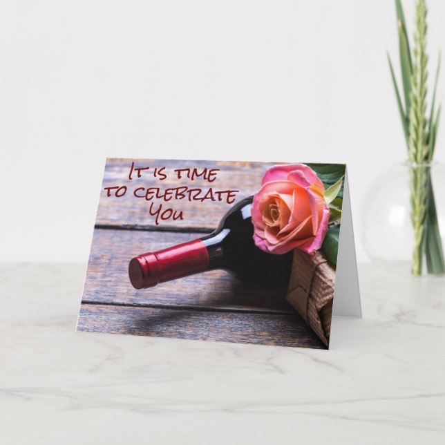 IT IS TIME TO CELEBRATE **YOU** LOVING CARD (Front)