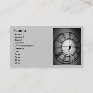 IT IS TIME TO MAKE MONEY BUSINESS CARD