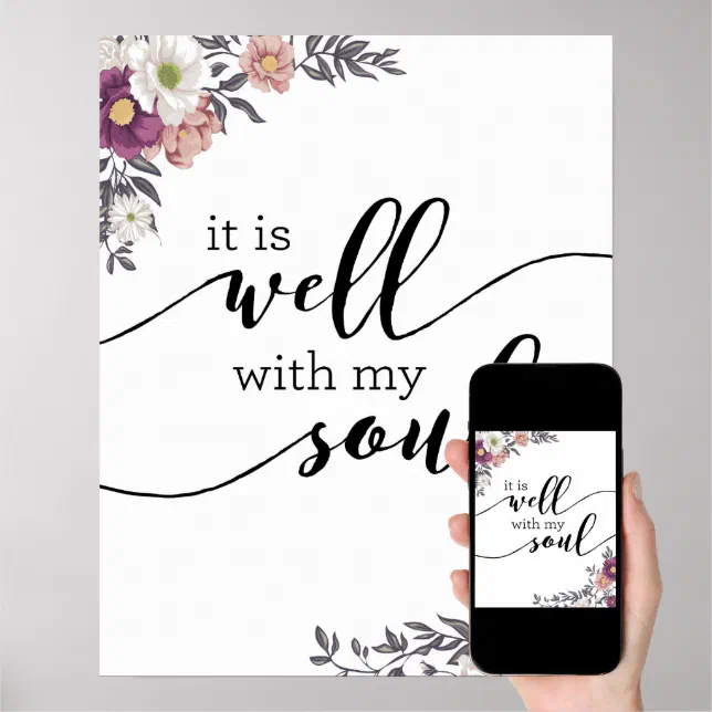 It Is Well Art Print | Zazzle