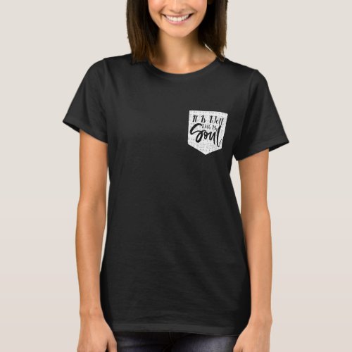 It is Well Print on Pocket Design Hymnal T_shirt
