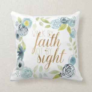It Is Well - Walk by Faith Not by Sight Throw Pillow