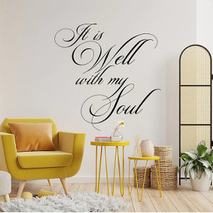 It is well wall decal