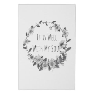 It Is Well With My Soul Canvas Print