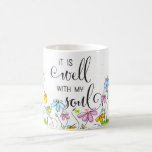 It Is Well With My Soul Christian Flowers Mug at Zazzle