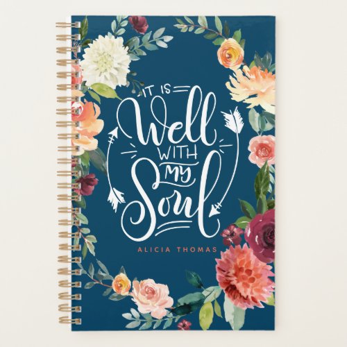 It is well with my soul _ Encouraging Planner
