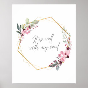 It Is Well With My Soul Hymn Quote Print