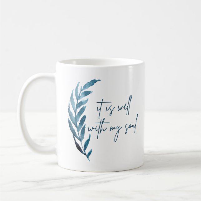 It is well with my soul, Hymnal Coffee Mug (Left)