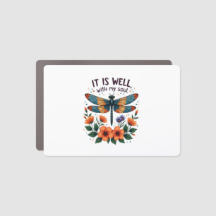 It Is Well With My Soul Inspirational Quote (1) Car Magnet