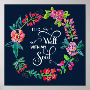 It is well with my soul poster