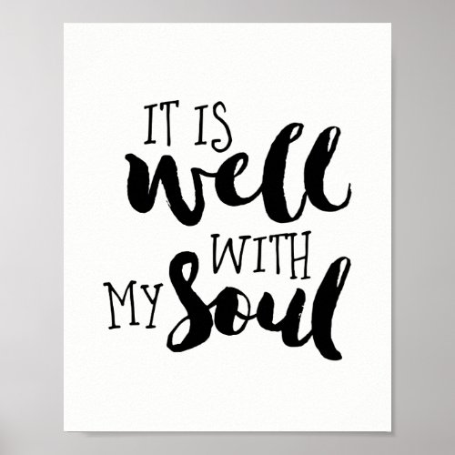 It is Well with my Soul Poster