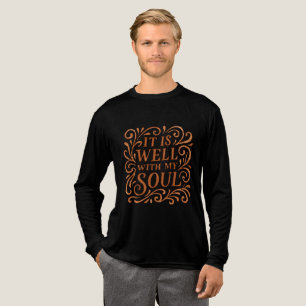 It is Well With My Soul Typography Tri-Blend Shirt