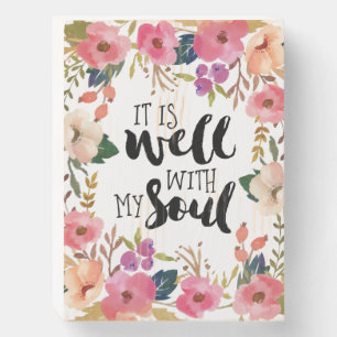 It is Well with my Soul Wooden Box Sign