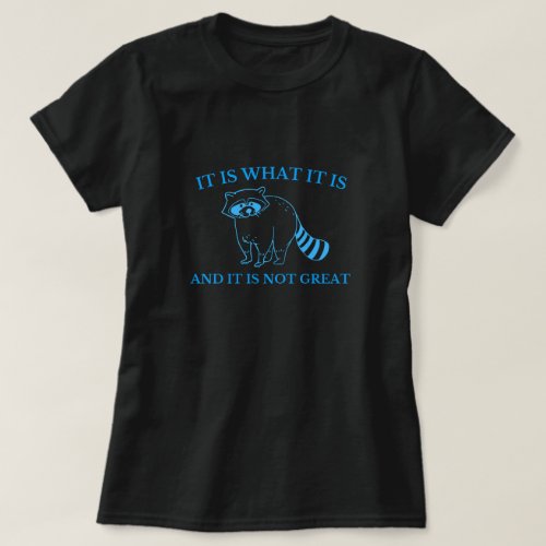 It Is What It Is And It Is Not Great Drawing T_Shirt
