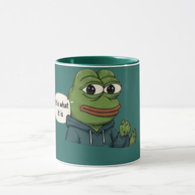 “It is what it is” Funny Quote  Mug (Center)