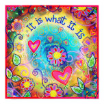 ”It Is What It Is” Inspirivity Poster ”It Is What It Is” Inspirivity Poster
