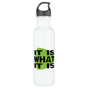 It Is What It Is Stainless Steel Water Bottle