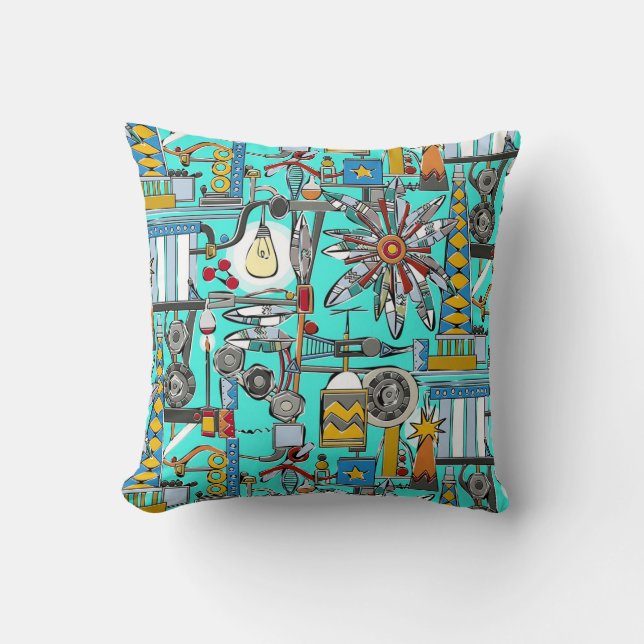 it is what it is throw pillow (Front)