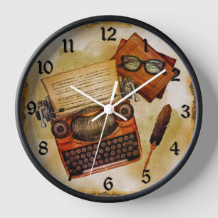 It Is Written Vintage Clock